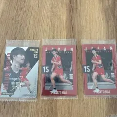 男子バレー　ウエハース　甲斐選手　レア　ノーマル