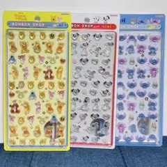 正規品　ディズニー　ボンボンドロップシール　ミニ　3枚セット