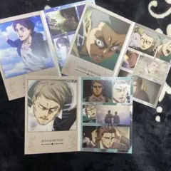 進撃の巨人　一番くじ　F賞　メモリアルカード　エレン　コニー　ジャン