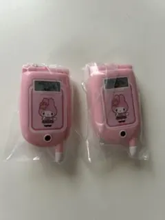 산리오 ガラケー風ミラーチャーム マイメロ 2個