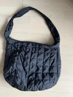 ぺ*ろ様 ブラック キルティング ショルダーバッグ