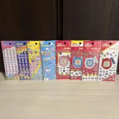 たまごっち　　プチプチシール、キラキラシール　　おまとめ8種セット