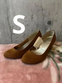 earth music&ecology スエード調 パンプス ブラウン Sサイズ