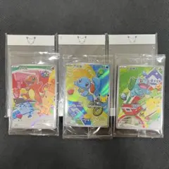 新品未開封】ポケモンカード 30周年記念プロモ 初代御三家 AR仕様 3枚
