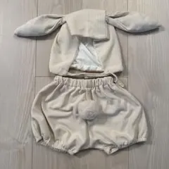 ベビー服 お月見 うさぎ コスチューム 3COINS スリコ