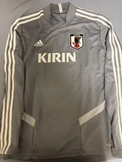 adidas 日本代表 長袖ジャージ Lサイズ グレー 練習着