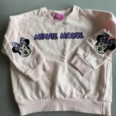 Disney ミニーマウス トレーナー ピンク 100のサムネイル
