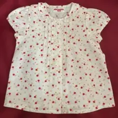 【ミキハウス】子供用半袖ブラウス(110cm)