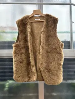 【FREAK'S STORE】 ブラウン　ファーベスト