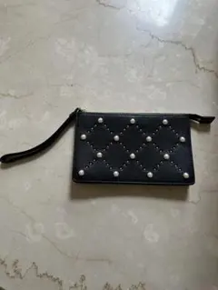 kate spade ブラック クラッチバッグ