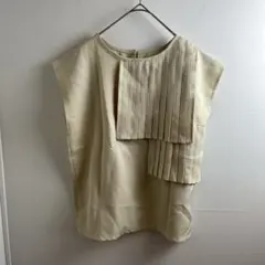 新品 select MOCA セレクトモカ ノースリーブブラウス ベージュ F