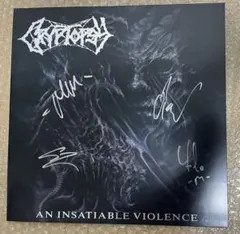 Cryptopsy サイン入りレコード テクニカル・デスメタル Lp Vinyl