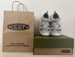KEEN キッズサンダル グレー