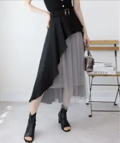 pumpkin port アシンメトリー スカート