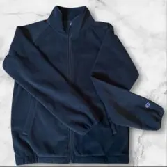 【美品】チャンピオン Champion フリース パーカー L ブラック