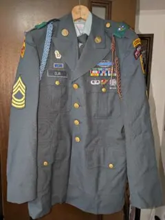 アメリカ陸軍制服ジャケット＆半袖シャツ＆ネクタイセット