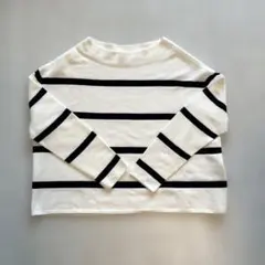 UNTITLED 長袖ニット ボトルネックセーター　コットン