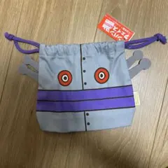 〔新品未使用〕アンパンマン　だだんだん　フェイス巾着　コップ袋　お弁当袋