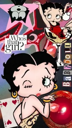 ✯ヒスベティ&Betty Boo アクリルキーホルダー✯のサムネイル