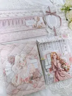 おすそ分けファイル セット ピンク系