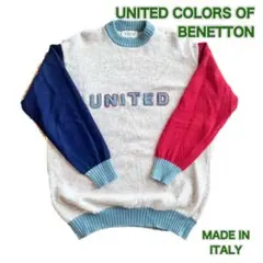 BENETTON ニット 冬服 ビンテージ 古着 80s 90s ITALY