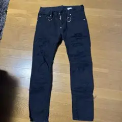 DSQUARED2 ダメージ加工 ブラックデニム 44