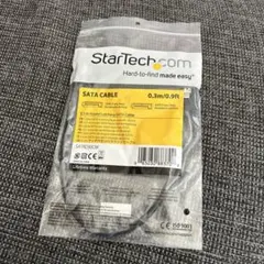 StarTech.com SATAラウンドケーブル 30cm ラッチ付きのサムネイル