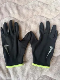 Nike ランニンググローブ ブラック/イエロー