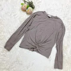 即購入OK✨abercrombie kids ベージュ 長袖Tシャツ 9/10