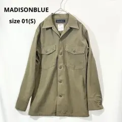 美品☆MADISON BLUE | 01 カーキ ハンプトンシャツ B刺繍 - メルカリ
