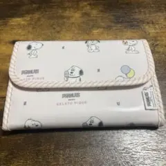 母子手帳ケース GELATO PIQUE スヌーピー ピンク Sサイズのサムネイル