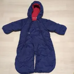 美品　暖かベビザらス　　防寒　ダウン　　 80cm　着脱しやすい