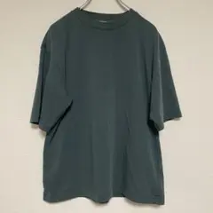 マ*メ様 ユニクロ エアリズム オーバーサイズ Tシャツ Lサイズ グリーン メ