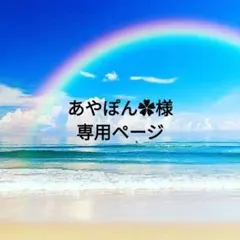 あやぽん✿様•*¨*•.¸♬︎専用