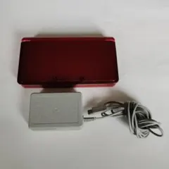 ニンテンドー3DS フレアレッド 本体 充電器セット