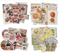 K-604コラージュ素材 コラージュシート カット素材　 フルーツ