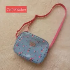 キャス・キッドソン　ショルダーバッグ　女の子　キッズ　水色　花柄