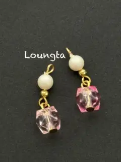 5点で450円引き ハンドメイドピアス 樹脂ピアス パールピアス