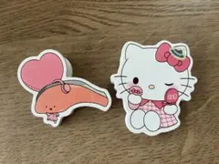 ハローキティ kirimiちゃん　文房具　クリップ2点セット