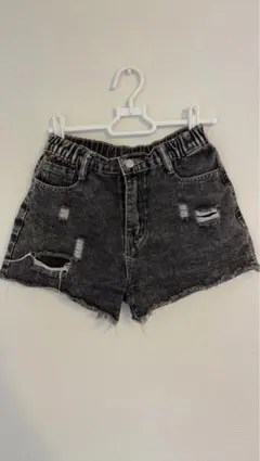 SHEIN ダメージ加工 ハーフパンツ 11-12Y