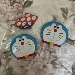 ドラえもん　ヘアクリップ3個セット