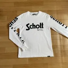 リ*d様 Schott ショット　ロゴ入　ロングスリーブ Tシャツのサムネイル