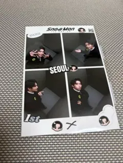 SnowMan 1st POPUP 韓国　ソウル プリクラ　目黒蓮