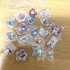 平成女児・平成レトロ　ディズニー立体シャカシャカ＆ぷっくりシール18枚セット