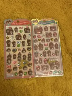 【正規品】モンチッチ　うるちゅるポップシール　２枚セット