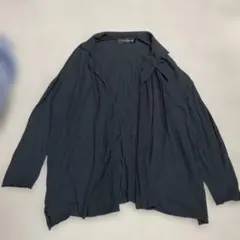 ミズイロインド　ブラック　長袖カーディガン