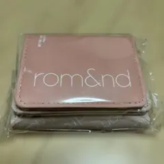 rom&nd 三つ折り財布 ミニウォレット 핑크 베이지