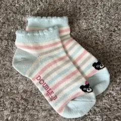 靴下　女の子　ミキハウス　DOUBLE B 17cm