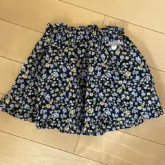 サイズ100 プティマイン　花柄スカート