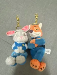 ジュディ・ホップス & ニック・ワイルド ぬいぐるみ ディズニーストア